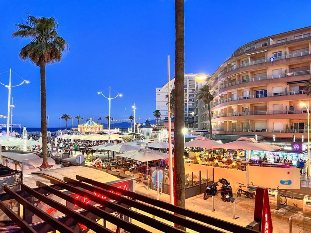 Appartement Vue Mer Parking Prive Place Med Canet-en-Roussillon Exterior photo